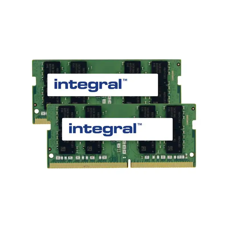 DDR4 - kit - 16 Go: 2 x 8 Go - SO DIMM 260 broches - 2400 MHz - PC4-19200 - CL17 - 1.2 V - mémoi... (IN4V8GNDLRXK2)_1