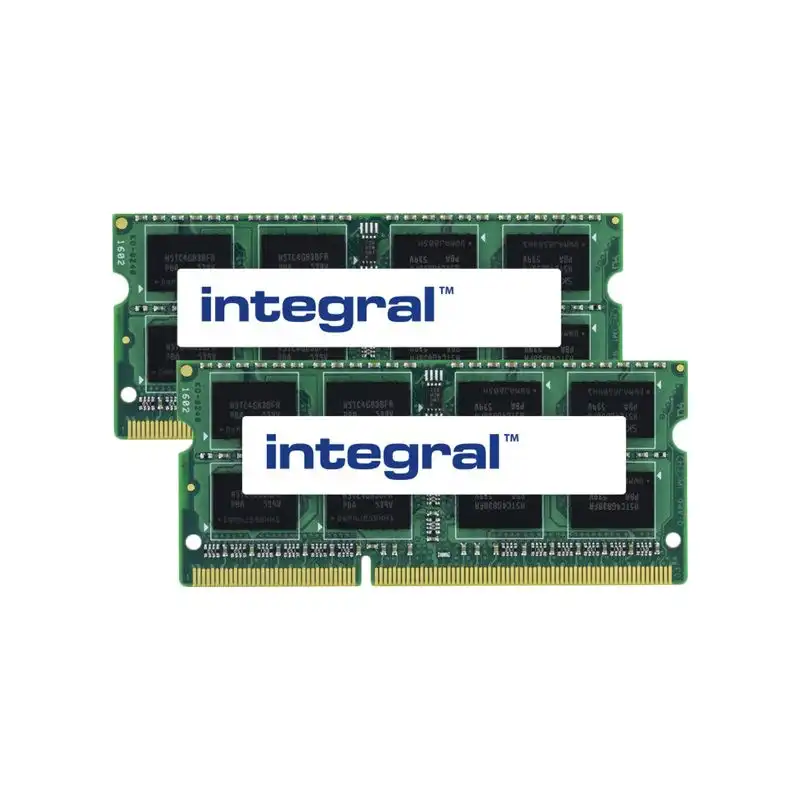 DDR3 - kit - 16 Go: 2 x 8 Go - SO DIMM 204 broches - 1600 MHz - PC3-12800 - CL11 - 1.35 V - mémo... (IN3V8GNAJKXW2)_1