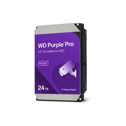 Disque dur - 24 To - surveillance, vidéo intelligente - interne - 3.5" - SATA 6Gb - s - 7200 tours -... (WD241PURP)_1