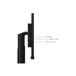 20 - Écran LED - 27" - 3840 x 2160 4K @ 60 Hz - IPS - 450 cd - m² - 1000:1 - 4 ms - Thunderbolt 4, ... (62CBRAT6EU)_4