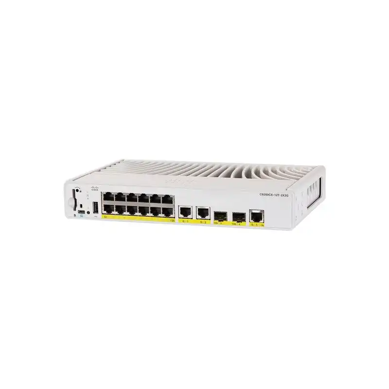Network Essentials - commutateur - compact - C3 - Géré - 12 x 1000Base-T + 3 x 1000Base-T +... (C9200CX-12T-2X2G-E)_1