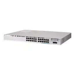 Network Essentials - commutateur - C3 - Géré - 8 x 100 - 1000 - 2.5G - 5G - 10GBase-T + 16 x 10 ... (C9200-24PXG-E)_1