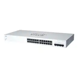 Commutateur - intelligent - 24 x 10 - 100 - 1000 + 4 x SFP+ 10 Go (liaison montante) - Montab... (CBS220-24T-4X-EU)_1