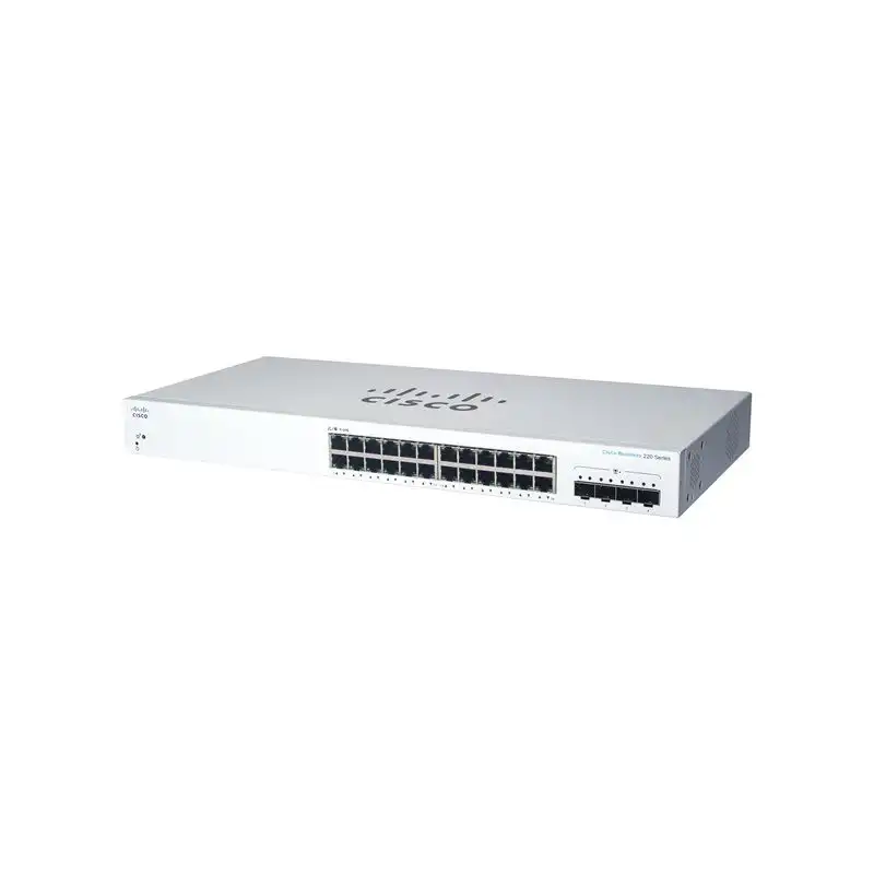 Commutateur - intelligent - 24 x 10 - 100 - 1000 + 4 x SFP+ 10 Go (liaison montante) - Montab... (CBS220-24T-4X-EU)_1