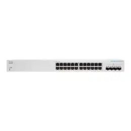 Commutateur - intelligent - 24 x 10 - 100 - 1000 + 4 x SFP+ 10 Go (liaison montante) - Montab... (CBS220-24T-4X-EU)_2