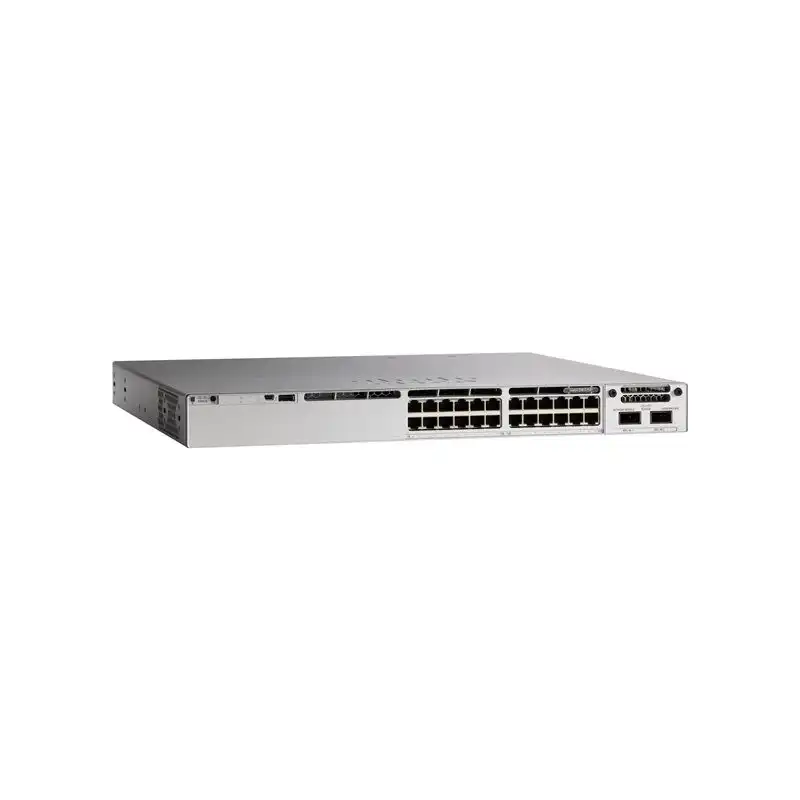 Commutateur - C3 - Géré - 24 x 10 - 100 - 1000 (PoE+) - Montable sur rack - PoE+ (445 W) (C9300-24P-M)_1