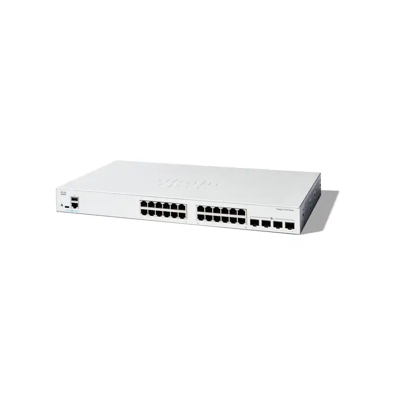 Commutateur - C3 - intelligent - 24 x 10 - 100 - 1000 + 4 x Ethernet 10 Go SFP+ - Montable sur rack (C1200-24T-4X)_1