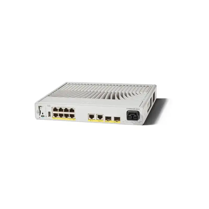 Network Advantage - commutateur - compact - C3 - Géré - 8 x 10 - 100 - 1000 (PoE+) + 2 x 100... (C9200CX-8P-2XGH-A)_1