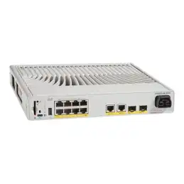 Network Advantage - commutateur - compact - C3 - Géré - 8 x 10 - 100 - 1000 (PoE+) + 2 x 100... (C9200CX-8P-2XGH-A)_2