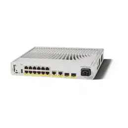 Network Advantage - commutateur - compact - C3 - Géré - 12 x 10 - 100 - 1000 (PoE+) + 2 x 1... (C9200CX-12P-2XGH-A)_1