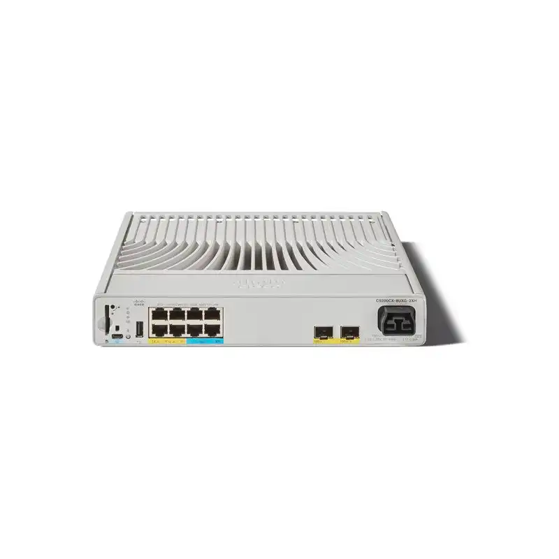 Network Essentials - commutateur - compact - C3 - Géré - 4 x 10 - 100 - 1000 (UPOE) + 4 x 10... (C9200CX-8UXG-2X-E)_1