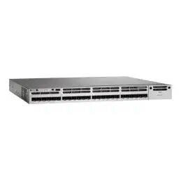 Commutateur - C3 - Géré - 24 x 1 Gigabit - 10 Gigabit SFP+ - de bureau, Montable sur rack -... (WS-C3850-24XS-S-RF)_1