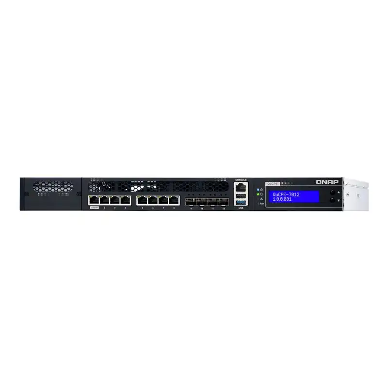 QNAP QuCPE-7012 - Appareil de virtualisation - 10GbE, 2.5GbE - 1U - géré par le Cloud - ... (QUCPE-7012-D2123IT-8G)_1