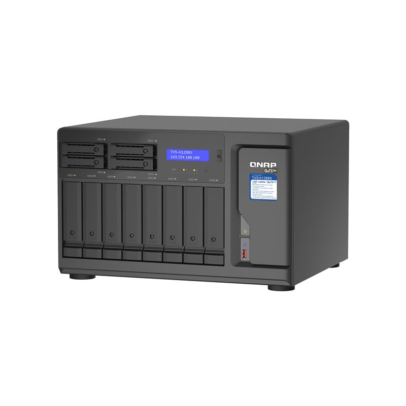 Serveur NAS - 12 Baies - SATA 6Gb - s - RAID 0, 1, 5, 6, 10, 50, JBOD, disque de réserve ... (TVS-H1288X-W1250-16G)_1