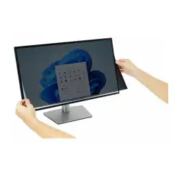 Filtre anti-indiscrétion - à double sens - amovible - adhésif, onglets de charnière - 28" (628906)_12