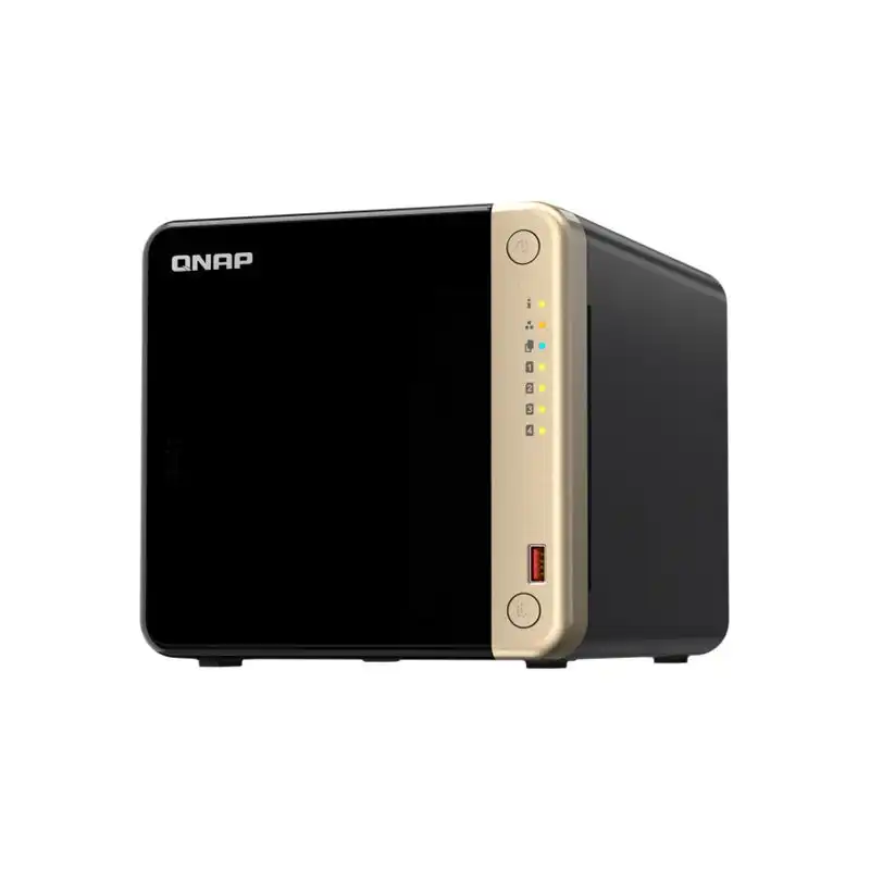 QNAP TS-464 - Serveur NAS - 4 Baies - SATA 6Gb - s - RAID RAID 0, 1, 5, 6, 10, JBOD - RAM 8 Go - 2.5... (TS-464-8G)_1