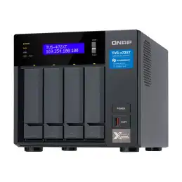 QNAP TVS-472XT - Serveur NAS - 4 Baies - SATA 6Gb - s - RAID RAID 0, 1, 5, 6, 10, JBOD, disque... (TVS-472XT-I3-4G)_2