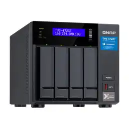 QNAP TVS-472XT - Serveur NAS - 4 Baies - SATA 6Gb - s - RAID RAID 0, 1, 5, 6, 10, JBOD, disque... (TVS-472XT-I3-4G)_5