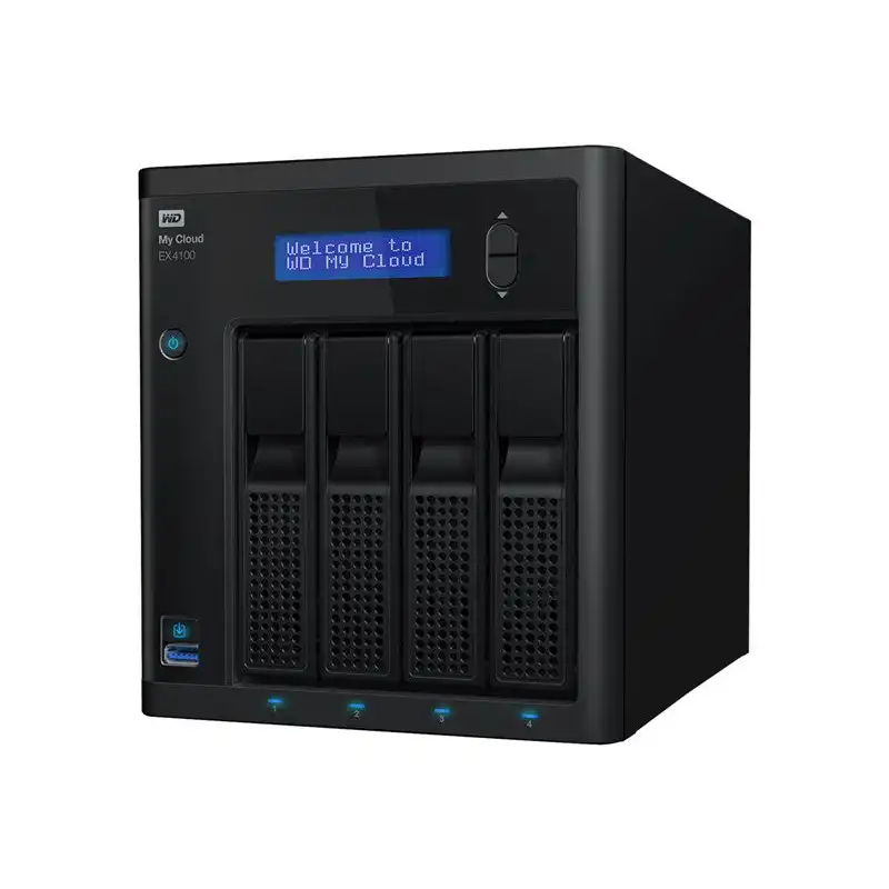 WD My Cloud EX4100 WDBWZE0320KBK - Serveur NAS - 4 Baies - 32 To - HDD 8 To x 4 - RAID RAID... (WDBWZE0320KBK-EESN)_1