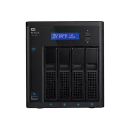 WD My Cloud EX4100 WDBWZE0320KBK - Serveur NAS - 4 Baies - 32 To - HDD 8 To x 4 - RAID RAID... (WDBWZE0320KBK-EESN)_3