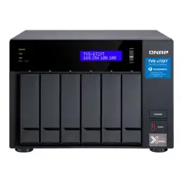 QNAP TVS-672XT - Serveur NAS - 6 Baies - SATA 6Gb - s - RAID RAID 0, 1, 5, 6, 10, 50, JBOD - R... (TVS-672XT-I3-8G)_1