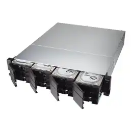 QNAP TS-1283XU-RP - Serveur NAS - 12 Baies - rack-montable - SATA 6Gb - s - RAID RAID 0,... (TS-1283XU-RP-E2124-8G)_1