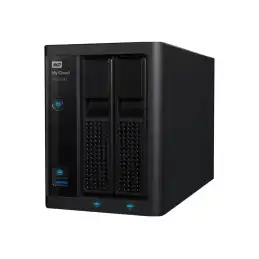 WD My Cloud PR2100 WDBBCL0160JBK - Serveur NAS - 2 Baies - 16 To - HDD 8 To x 2 - RAID RAID... (WDBBCL0160JBK-EESN)_1