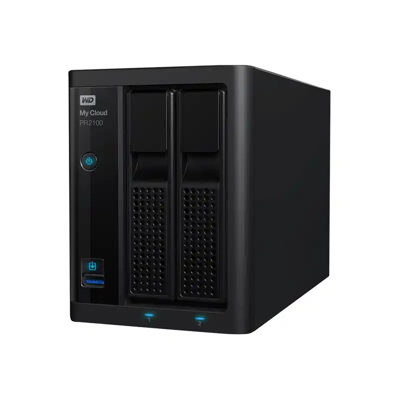 WD My Cloud PR2100 WDBBCL0160JBK - Serveur NAS - 2 Baies - 16 To - HDD 8 To x 2 - RAID RAID... (WDBBCL0160JBK-EESN)_1