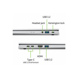 Intel N-series - N355 - jusqu'à 3.9 GHz - Win 11 Home - Intel Graphics - 8 Go RAM - 512 Go SSD - ... (NX.J46EF.009)_9