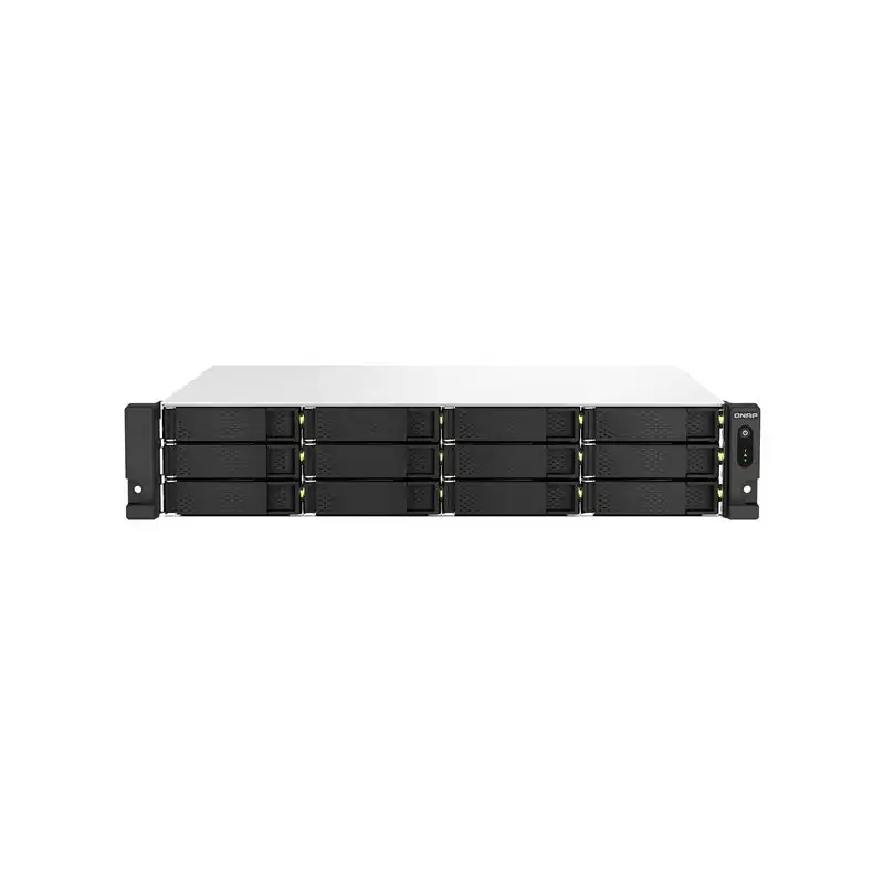 Serveur NAS - 12 Baies - rack-montable - SATA 6Gb - s - RAID 0, 1, 5, 6, 10, JBOD, 50, 60 - RAM... (TS-1264U-RP-8G)_1