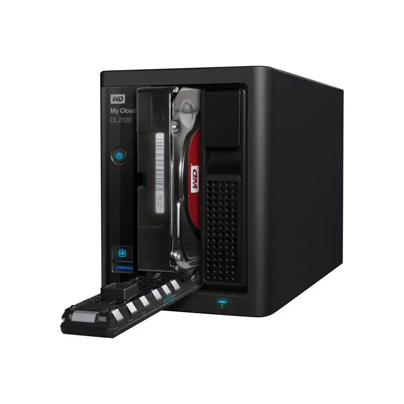 WD My Cloud PR2100 WDBBCL0080JBK - Serveur NAS - 2 Baies - 8 To - HDD 4 To x 2 - RAID RAID ... (WDBBCL0080JBK-EESN)_1