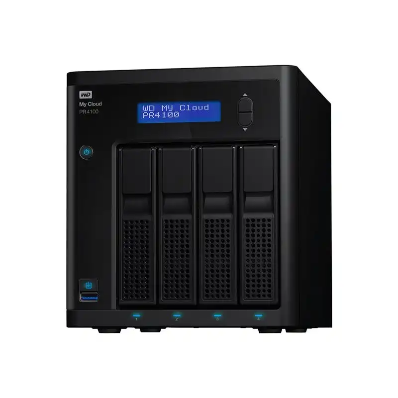 WD My Cloud PR4100 WDBNFA0640KBK - Pro Series - serveur NAS - 4 Baies - 64 To - HDD 16 To x... (WDBNFA0640KBK-EESN)_1