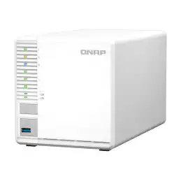 QNAP TS-364 - Serveur NAS - 3 Baies - RAID 5 - RAM 4 Go - 2.5 Gigabit Ethernet - iSCSI support (TS-364-4G)_1