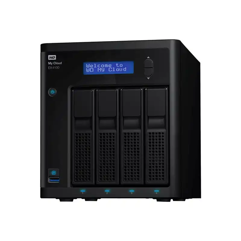 WD My Cloud EX4100 WDBWZE0240KBK - Serveur NAS - 4 Baies - 24 To - HDD 6 To x 4 - RAID RAID... (WDBWZE0240KBK-EESN)_1