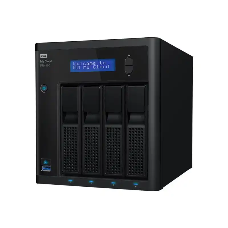 WD My Cloud PR4100 WDBNFA0240KBK - Serveur NAS - 4 Baies - 24 To - HDD 6 To x 4 - RAID RAID... (WDBNFA0240KBK-EESN)_1