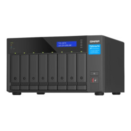Serveur NAS - 8 Baies - SATA 6Gb - s - RAID JBOD, 0, 1, 5, 6, 10, 50, 60, RAID TP - RAM 32 Go ... (TVS-H874-I5-32G)_1