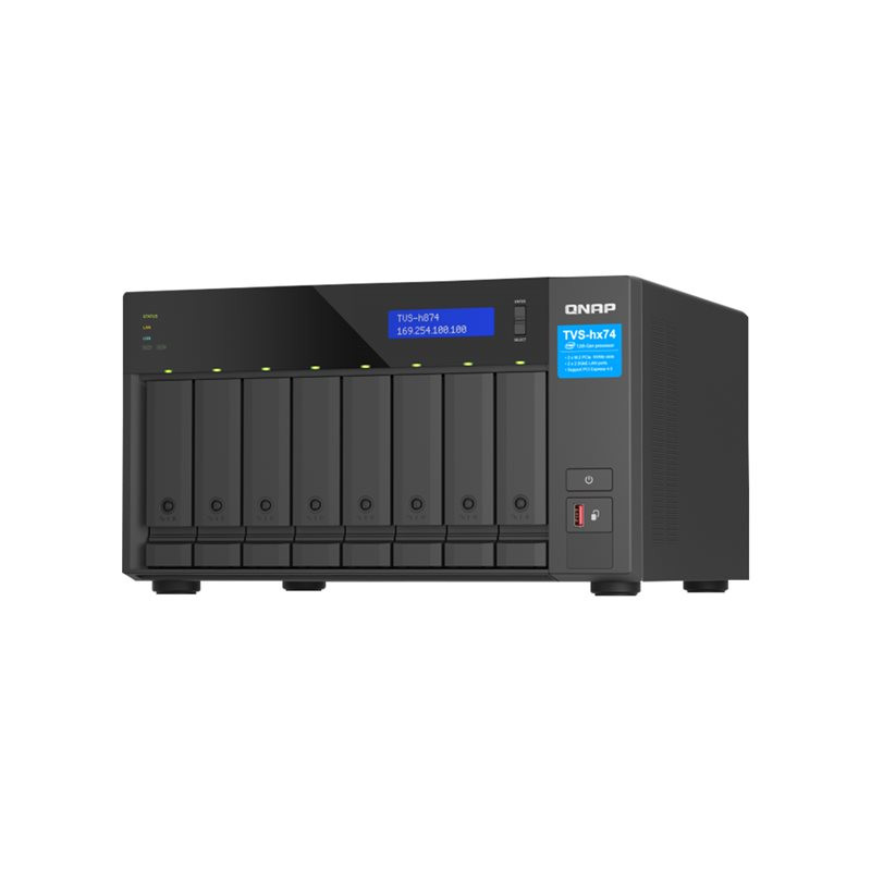 Serveur NAS - 8 Baies - SATA 6Gb - s - RAID JBOD, 0, 1, 5, 6, 10, 50, 60, RAID TP - RAM 32 Go ... (TVS-H874-I5-32G)_1