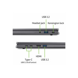 Intel N-series - N355 - jusqu'à 3.9 GHz - Win 11 Home - Intel Graphics - 8 Go RAM - 512 Go SSD - ... (NX.J45EF.002)_9