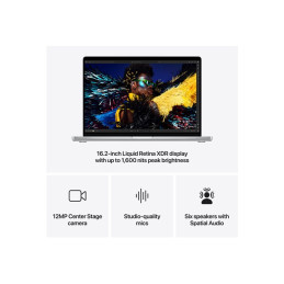 M4 Max - Apple M4 Max 40-core - 48 Go RAM - 1 To SSD - 16.2" 3456 x 2234 @ 120 Hz - Wi-Fi 6E, Blueto... (MX2W3FN/A)_6