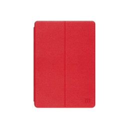 Étui à rabat pour tablette - imitation cuir - rouge - 10.5" (042049)_1