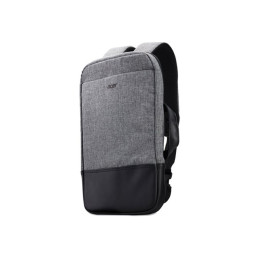 Sac à dos - sac à bandoulière pour ordinateur portable - 14" - gris - pour Aspire 1 3 5 Aspire R ... (NP.BAG1A.289)_1