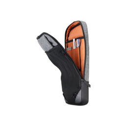 Sac à dos - sac à bandoulière pour ordinateur portable - 14" - gris - pour Aspire 1 3 5 Aspire R ... (NP.BAG1A.289)_4