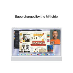 Tout-en-un M4 - RAM 16 Go - SSD 256 Go - Apple M4 8-core - IEEE 802.11ax (Wi-Fi 6E), Bluetooth 5.3 -... (MWUC3FN/A)_8