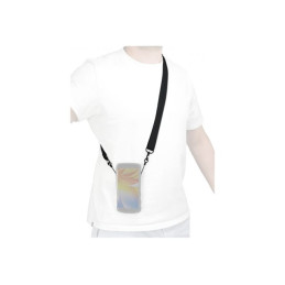 Bandoulière pour étui de transport - avec 2 anneaux doux, 2 points d'attache - noir (001093)_1