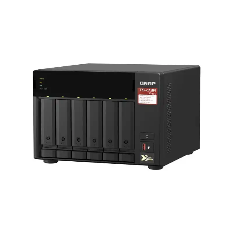 Serveur NAS - 6 Baies - SATA 6Gb - s - RAM 8 Go - Gigabit Ethernet - 2.5 Gigabit Ethernet (TS-673A-8G)_1
