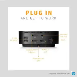 Station d'accueil HP USB-C 65W G5 (72C71AAABB)