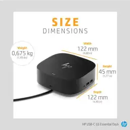 Station d'accueil HP USB-C 65W G5 (72C71AAABB)