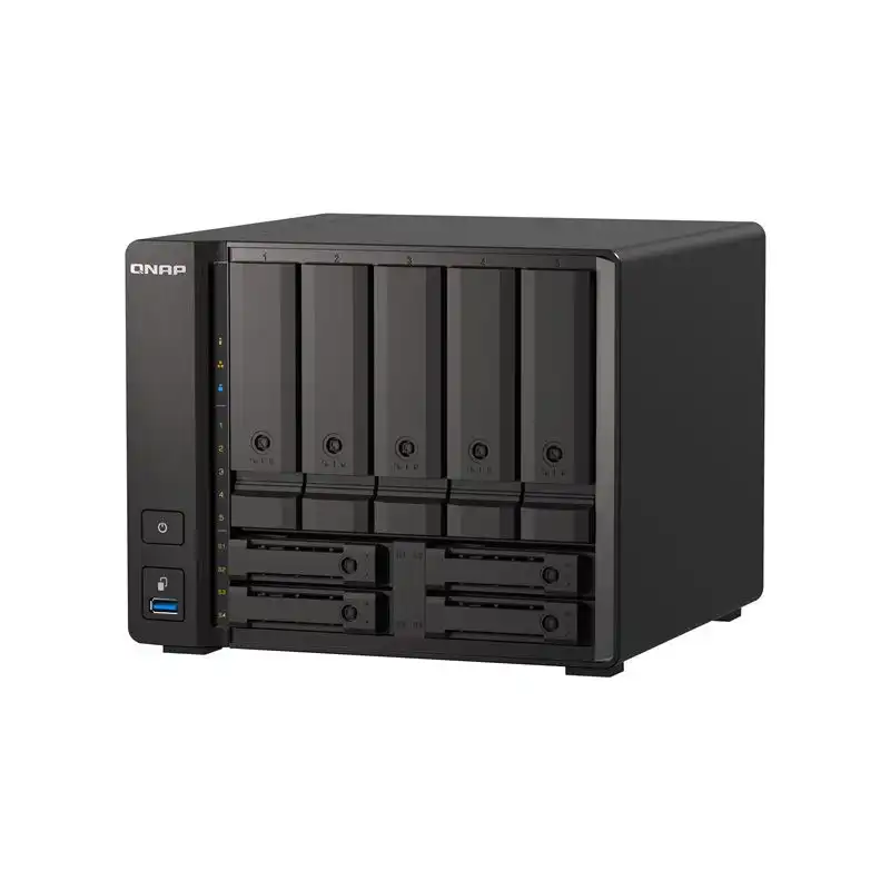 Serveur NAS - 9 Baies - SATA 6Gb - s - RAID 0, 1, 5, 6, 10, 50, JBOD, 60, RAID TP - RAM 32 Go - ... (TS-H973AX-32G)_1