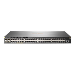 HPE Aruba 2930F 48G PoE+ 4SFP+ TAA - Commutateur - C3 - Géré - 48 x 10 - 100 - 1000 (PoE+) + 4 x 1 giga... (JL264A)_1