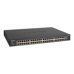 NETGEAR GS348PP - Commutateur - non géré - 48 x 10 - 100 - 1000 (24 PoE+) - de bureau, Montable... (GS348PP-100EUS)_1